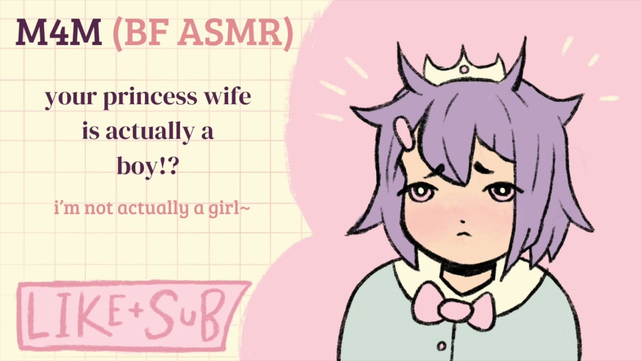 [M4M] [ASMR] Getting Married To a Princess Femboy (Wholesome) (L-Bomb) (Kisses)