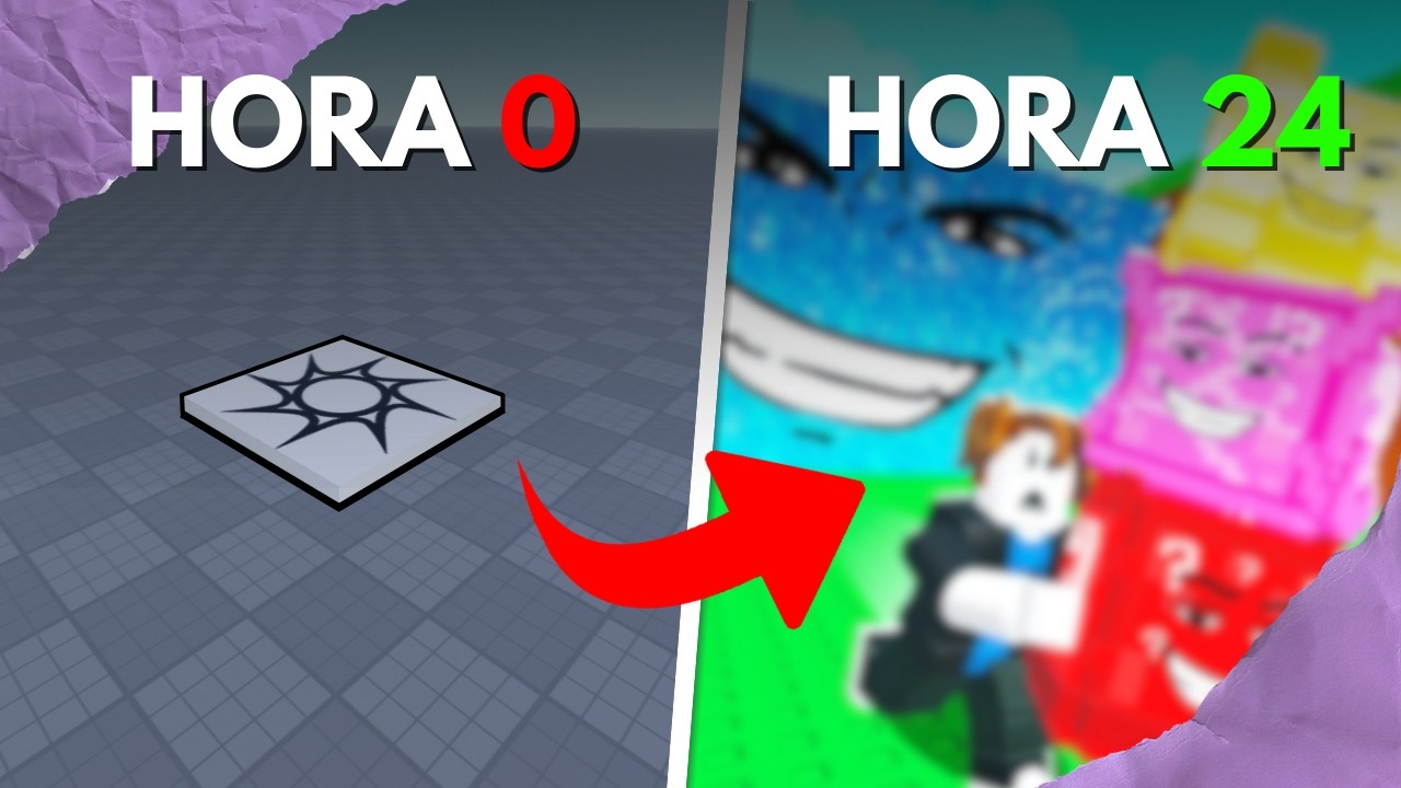 RECRIEI o ESCAPE TSUNAMI FOR BRAINROTS em 24 HORAS (Sem saber Programar)