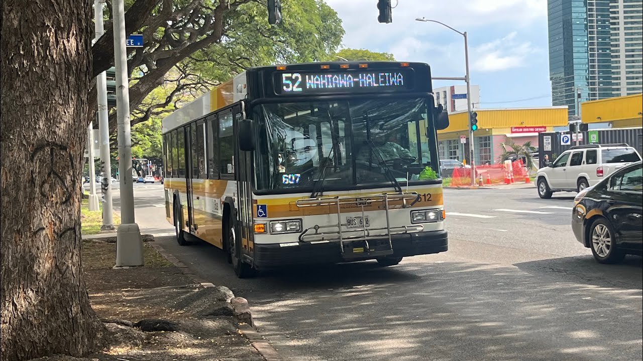 TheBus Honolulu Bus 612 Route 52 Wahiawa Haleiwa 