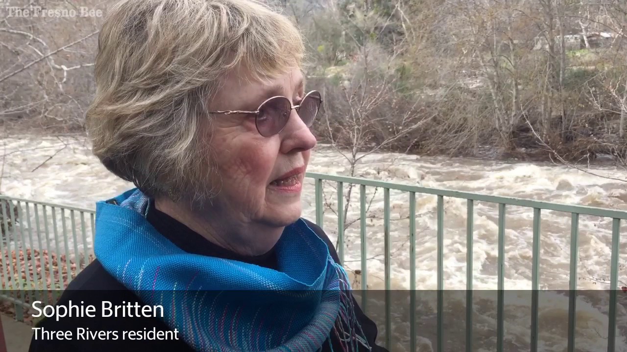 Lots of water in Three Rivers, California