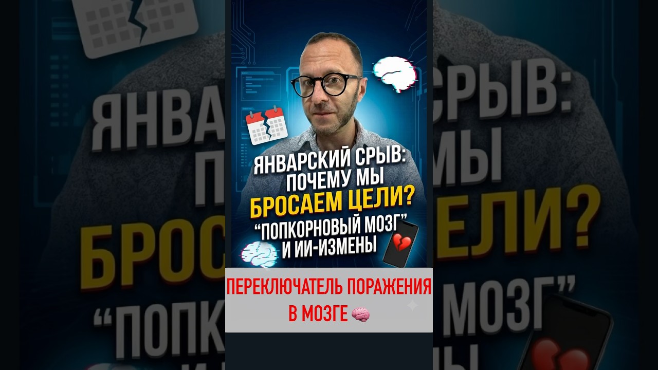 Почему вы бросаете всё в январе? Учёные нашли ответ! 🧠 #психология #личность #бизнес #отношения