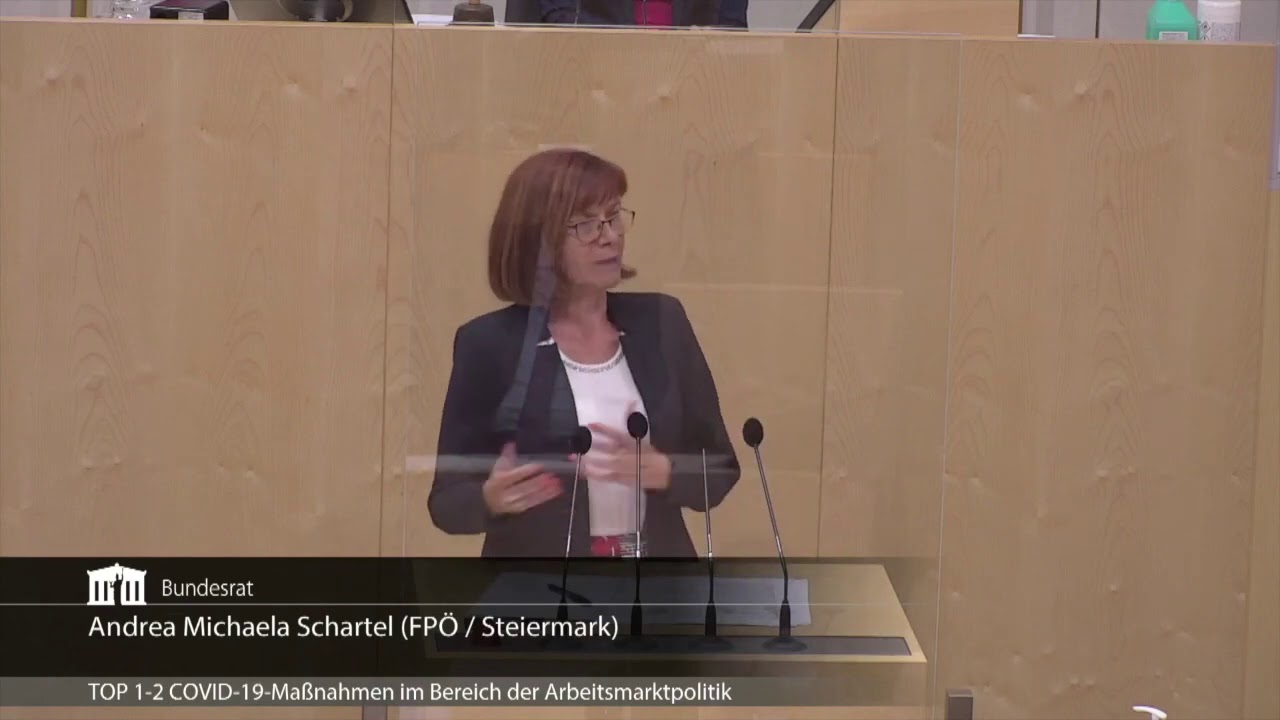 Andrea Michaela Schartel - Corona-Ma&szlig;nahmen Arbeitsmarktpolitik - 16.7.2020