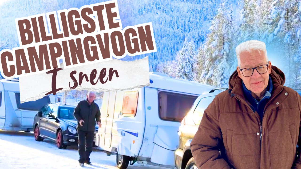 Vintercamping-testen i Norge: Kan Danmarks billigste campingvogn klare -25 °C?