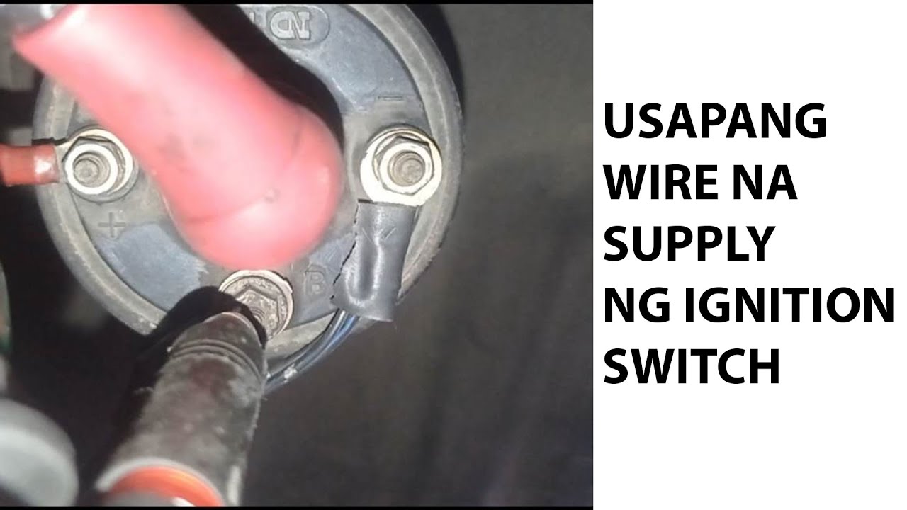 Paano mas madali Malaman Ang wire na supply Ng ignition switch..