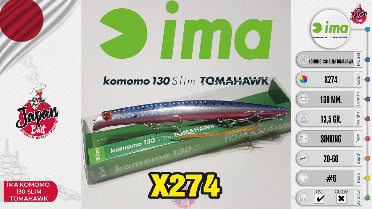 Ima Komomo 130 Slim Tomahawk X274 Limited Color (JBS0040)