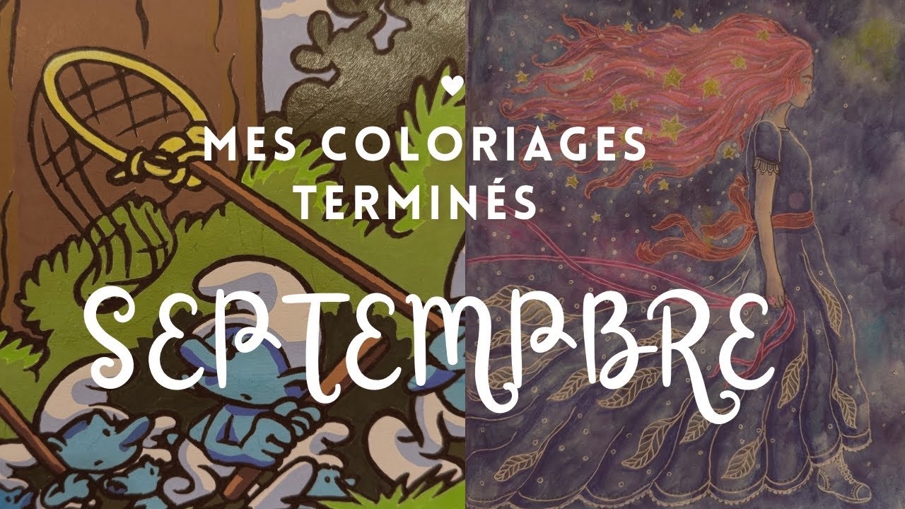 Mes colos terminés de septembre 