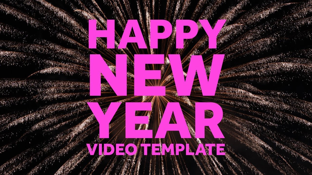 Happy New Year Thank You Video Template (Editable)