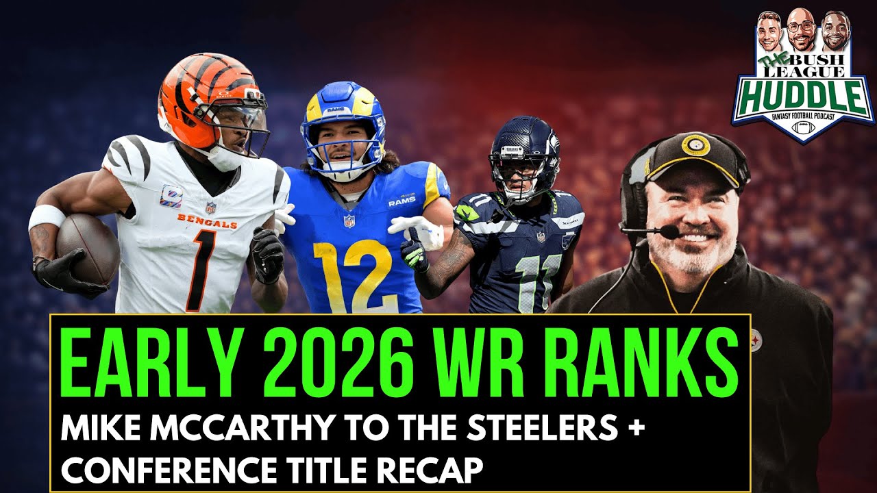 Way-Too-Early 2026 WR Rankings, Conference Championships & NFL Coaching Changes