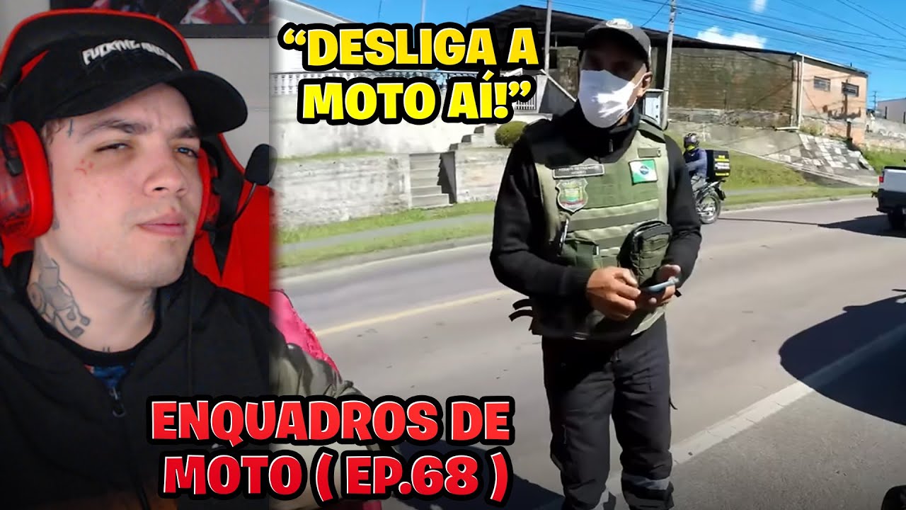 Quase deu confusão nesse Enquadro! - ENQUADROS DE MOTO (EP. 68)