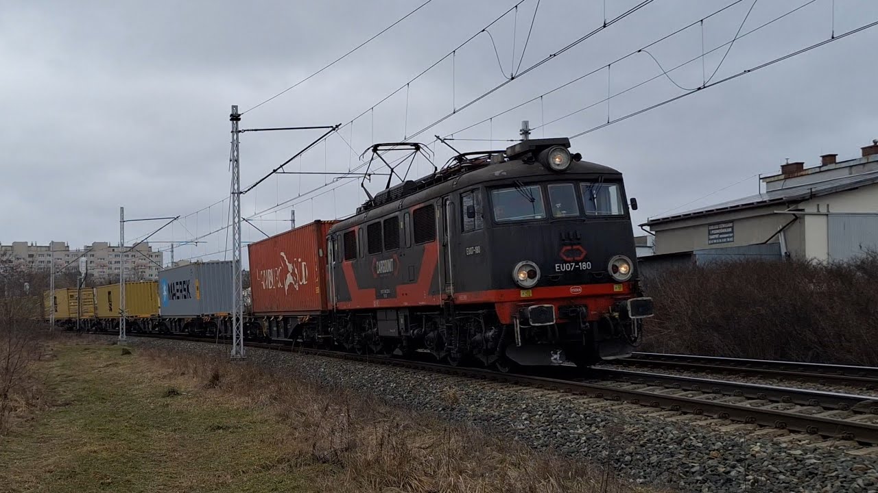 Oporowy gość na Nowych Sadach, czyli EU07 SLG | Łódź Nowe Sady 23.02.2026