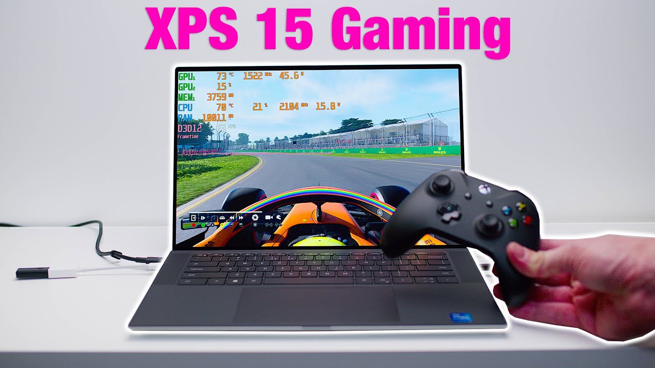 Обзор игровой видеокарты XPS 15 9510 RTX 3050 Ti: температура, шум вентилятора, выходная мощность