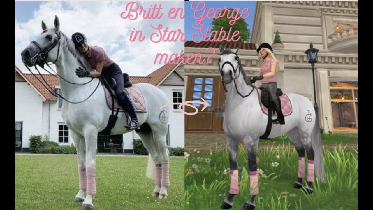 Britt Dekker en George namaken in Star Stable?!