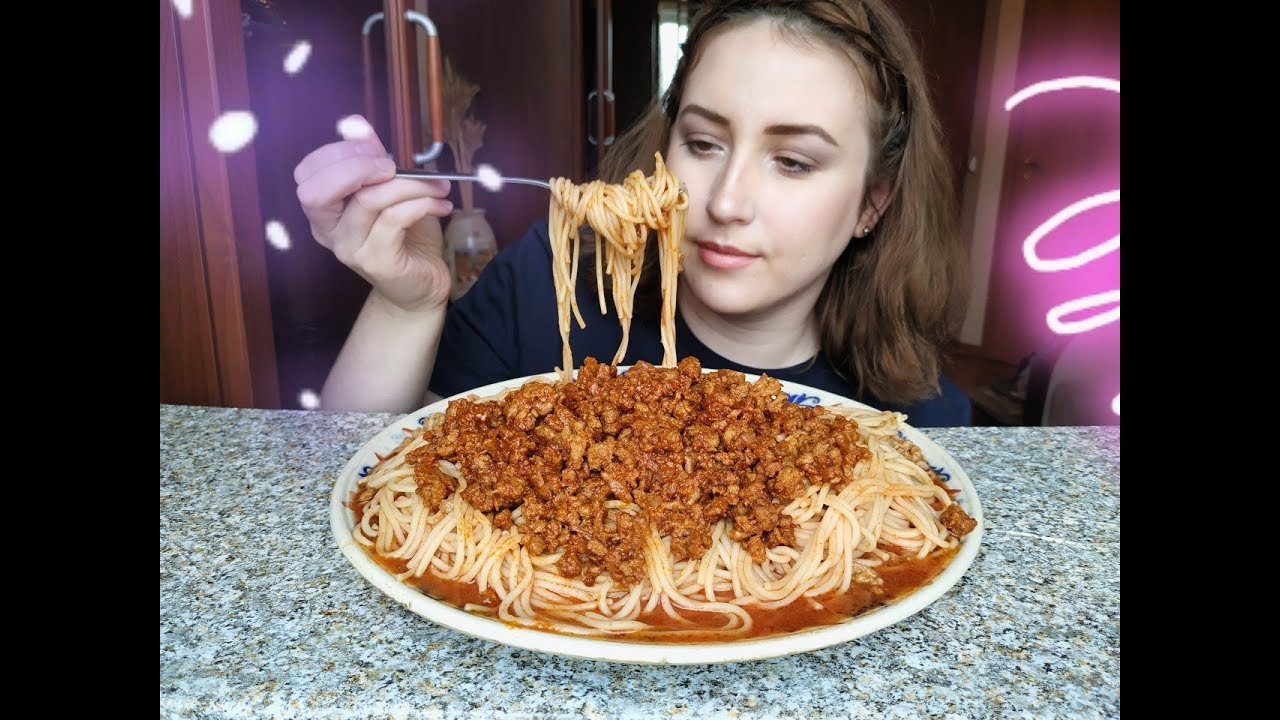 1 КГ макарон Болоньезе | 1 KG  SPAGHETTI BOLOGNES | Eeating show | 먹방