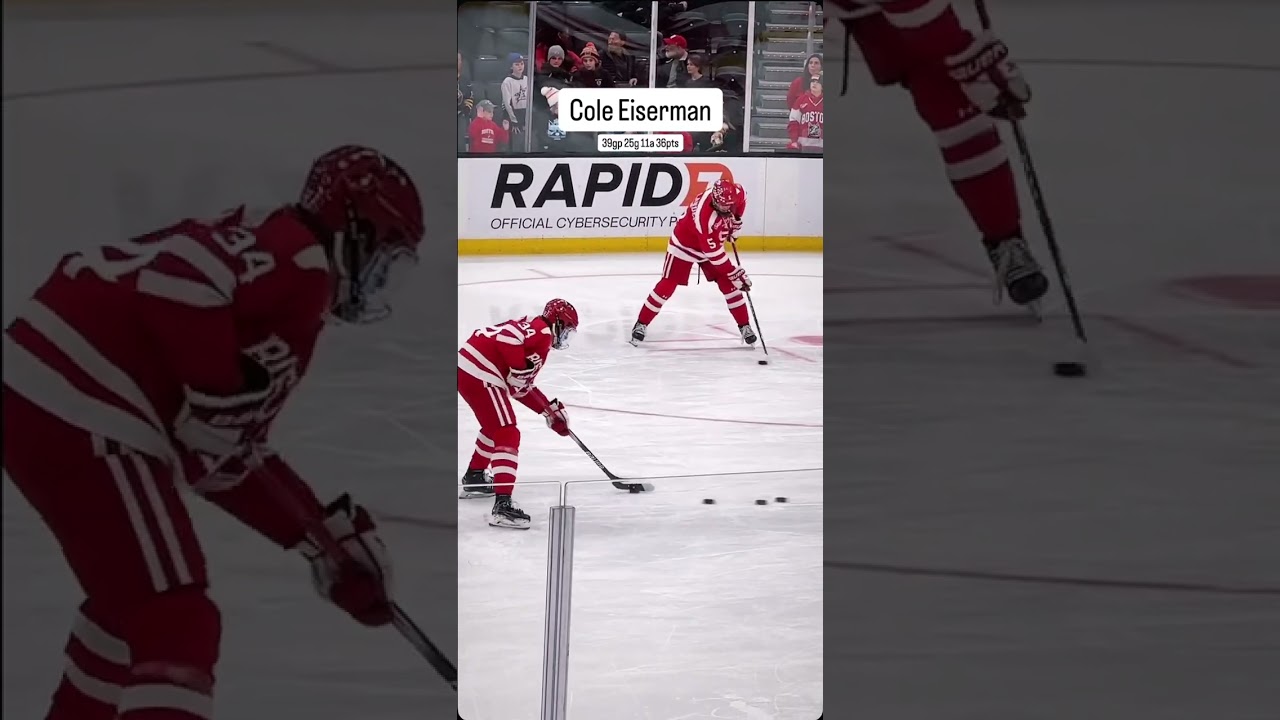 Cole Eiserman #icehockey #sports #bestmoments #nhl #canada #usa #switzerland #trendingshorts