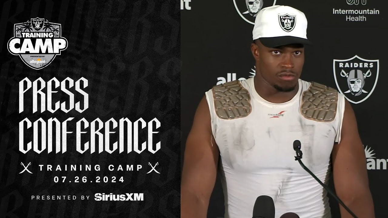 Tyree Wilson, Jakobi Meyers, Tre Tucker and Marcus Epps Presser - 7.26.24 | Raiders | NFL