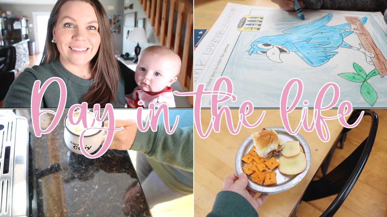 DAY IN THE LIFE OF A LARGE FAMILY MOM || HOMESCHOOLING AND HOMEMAKING