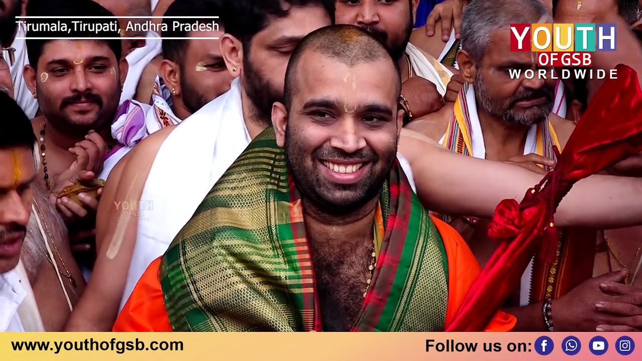 Deva Darshan of Kashi Math Matadhipathi  Samsthan HH Samyamindra Theertha Swamiji at TTD