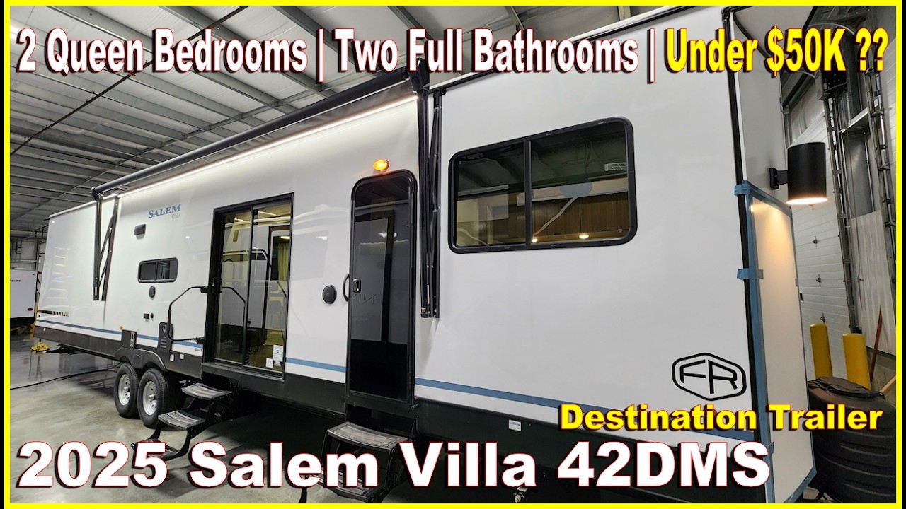 2025 Salem Villa 42DMS Two Full Bedroom Destination Trailer by Forestriver at Couch's RV Nation