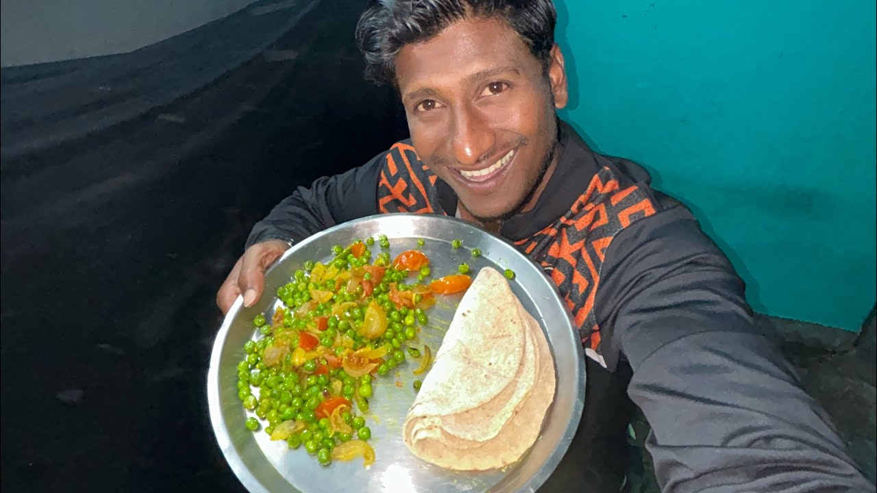 Pehli Baar matar 🫛 ki bhuji Banaya 🤫
