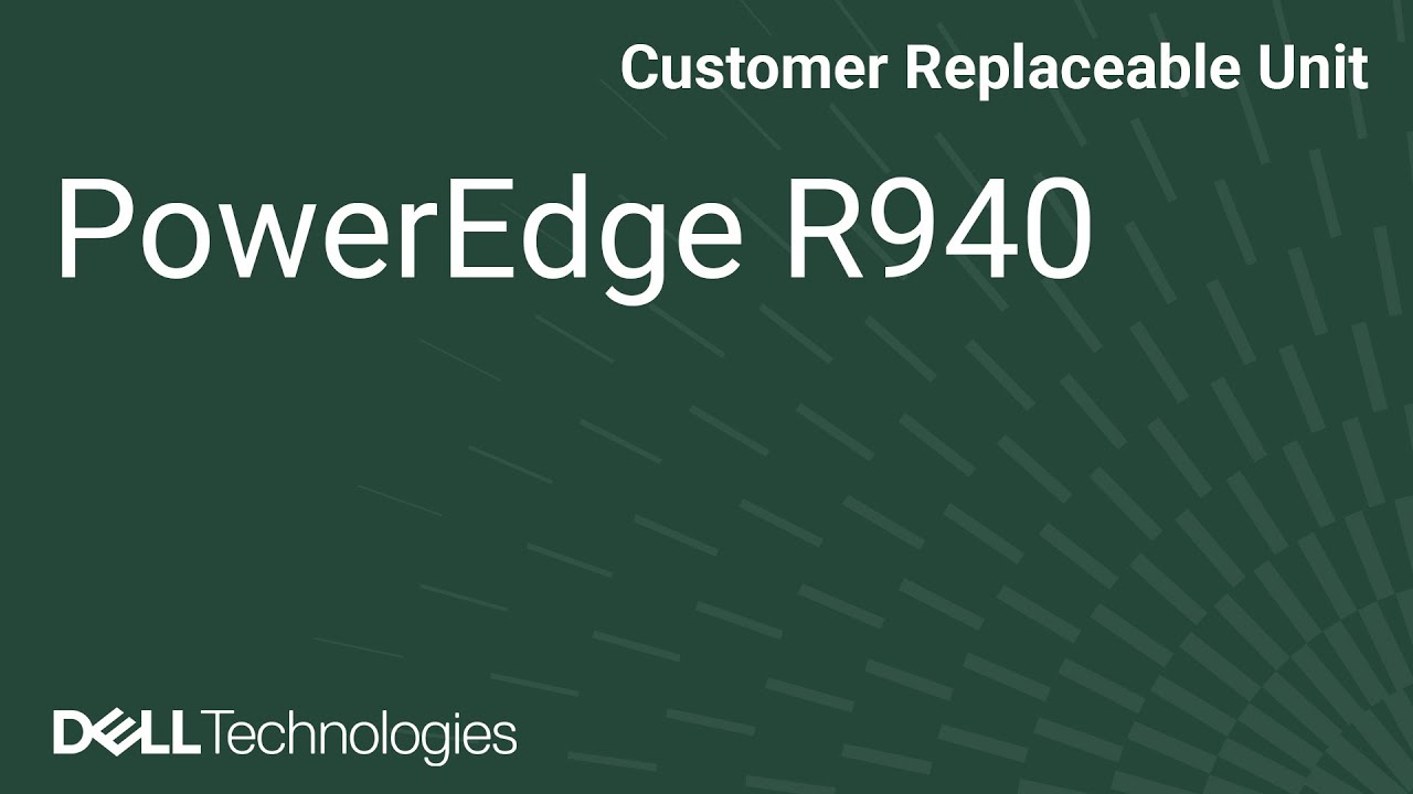 Dell  PowerEdge R940: Remove/Install Internal Dual SD Module & vFlash Card