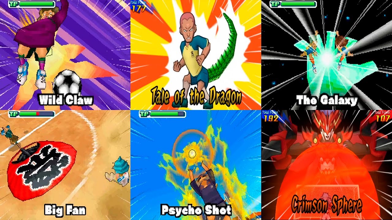 All the techniques that were removed from Inazuma Eleven Victory Road (For now)