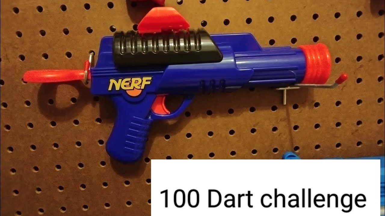100 nerf dart challenge #nerf #nerfmega #challenge #nerfdarts