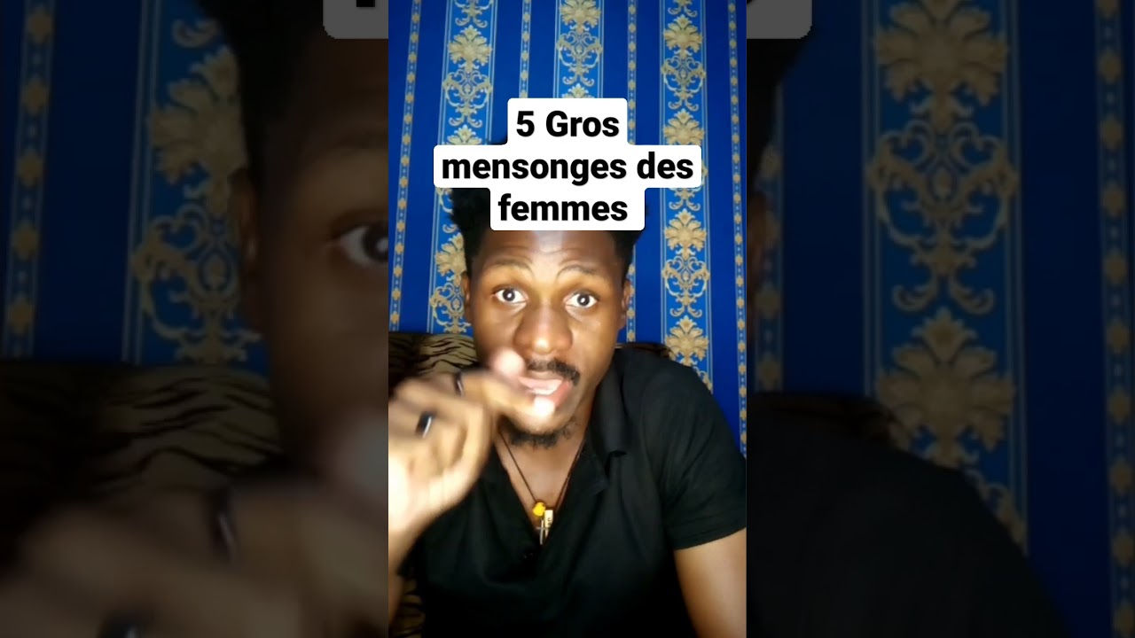 5 Gros mensonges des femmes #shorts
