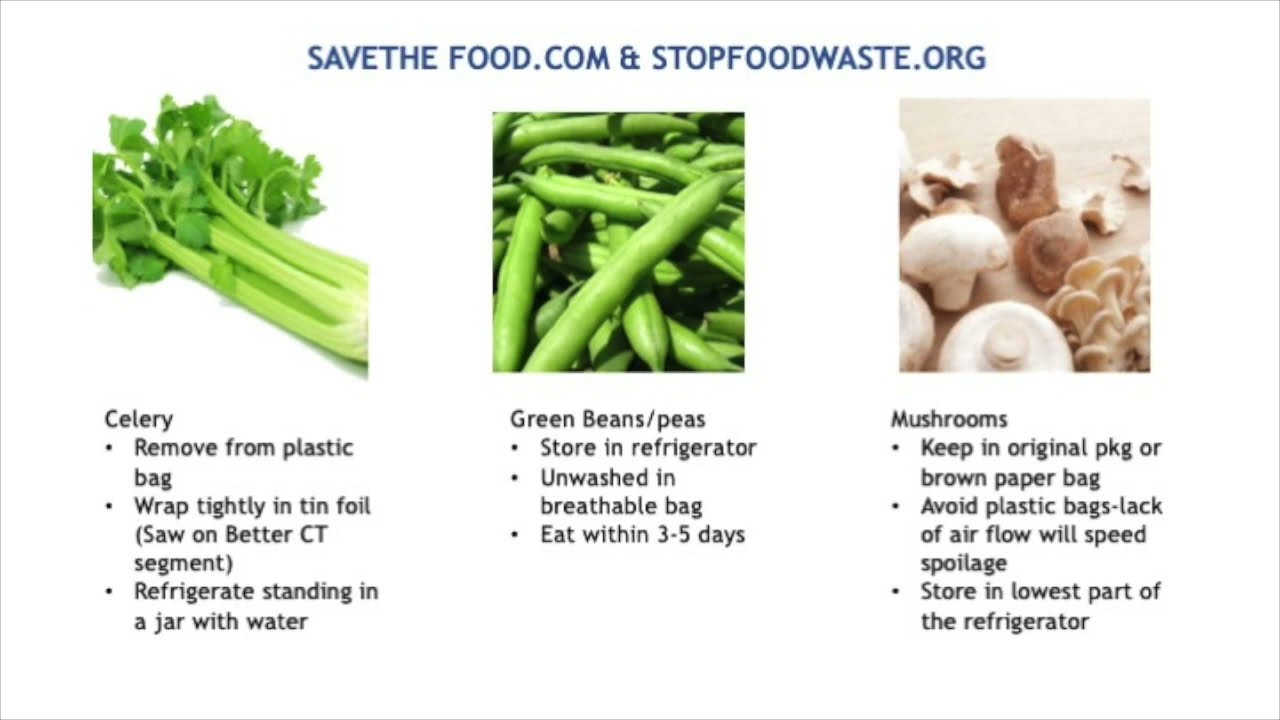 Quick Tips for Storing Fruits & Vegetables