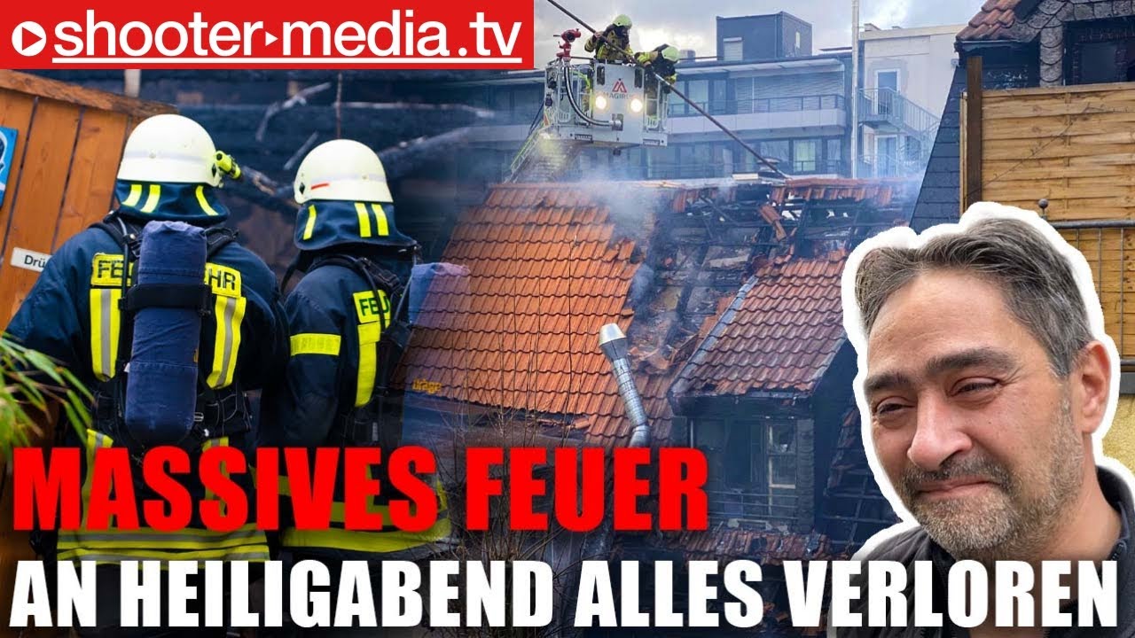 🔥🔥  Dramatischer Brand an Hl. Abend  🔥🔥 | Bewohner haben durchs Feuer alles verloren