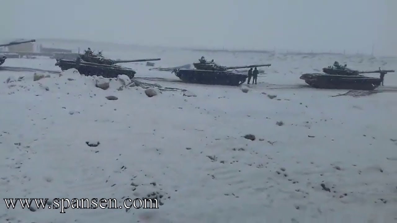 Indian Army T-72 Battle Tank Deployment In Ladakh