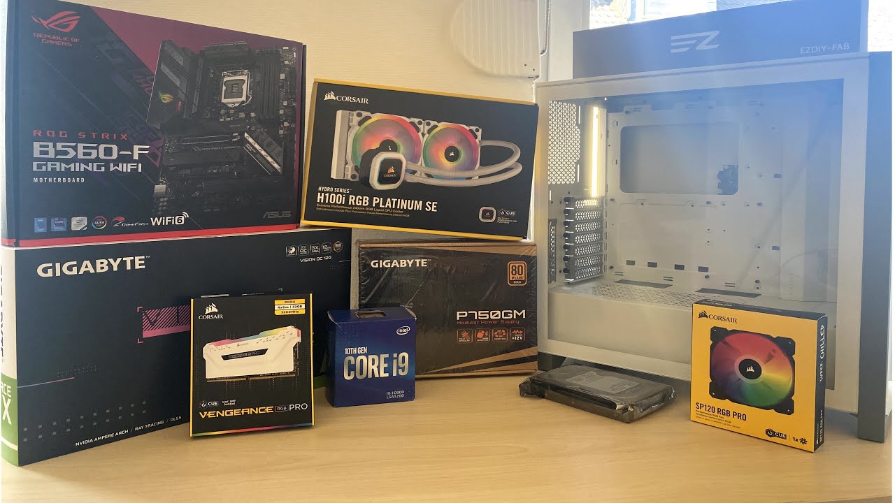$2600 Gaming PC Timelapse Build (RTX 3060, i9-10900, 32GB RAM etc)