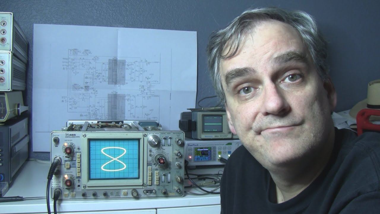 Vbe 189 parte 5: Osciloscópio Tektronix 465 - primeiros diagnósticos e conserto
