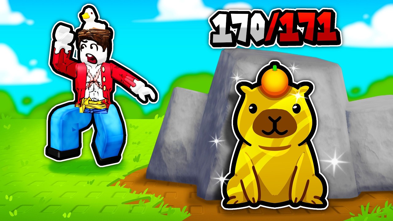 I found ALL 171 Capybara in Roblox Find the capybara