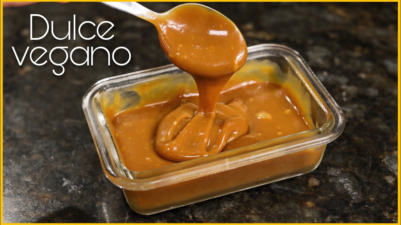 DULCE DE ''LECHE'' SIN LACTOSA (Vegano) - Receta SUPER fácil