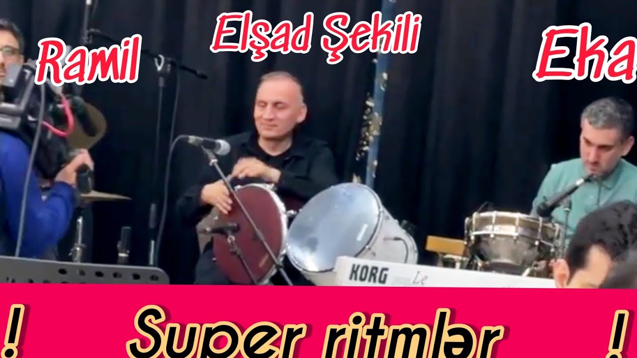 Elşad Şəkili nagara, Eka qoşa, Ramil udarnik.super ritmlər.17.04.2022