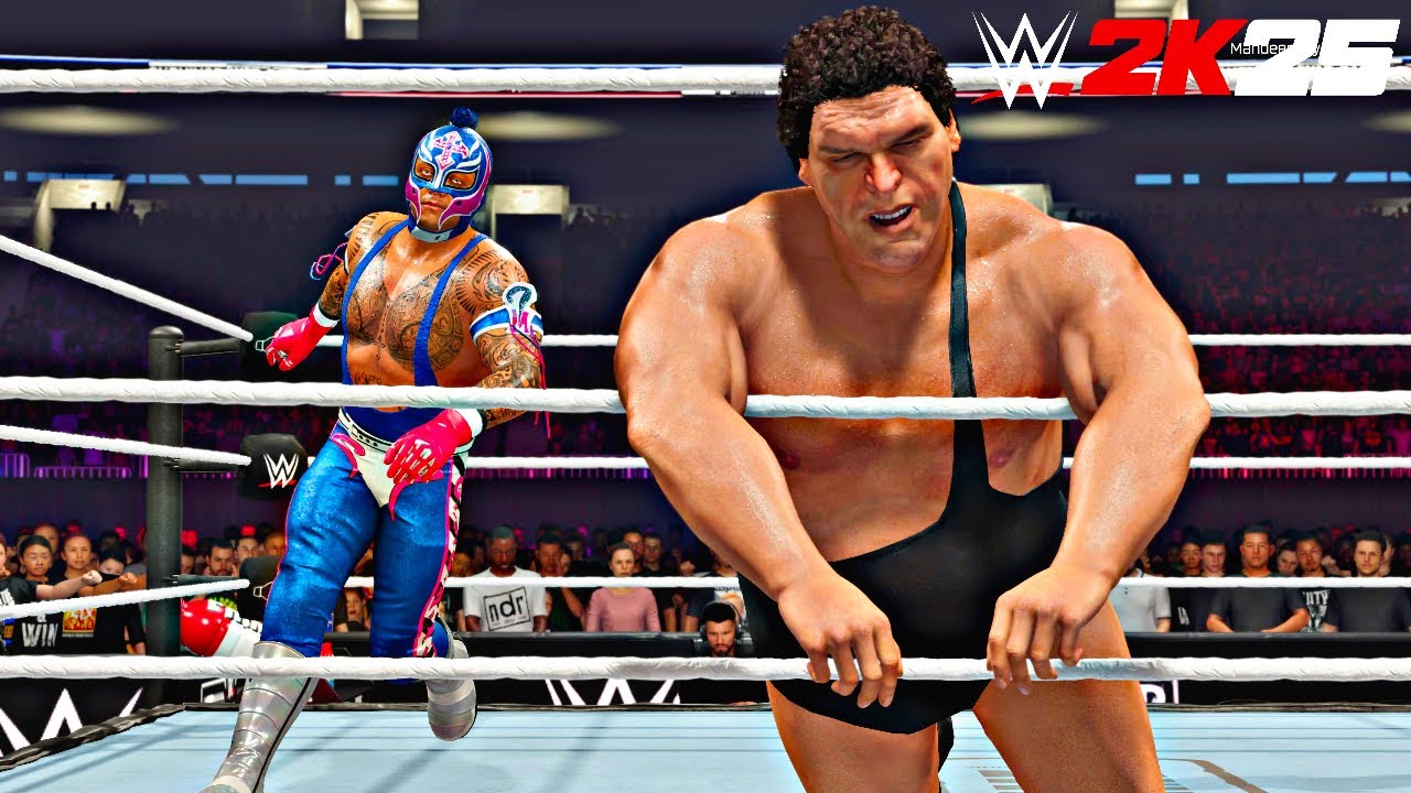 WWE 2K25 - Rey Mysterio Vs. Andre The Giant Summer Slam Match PS5™ {4K60} FPS