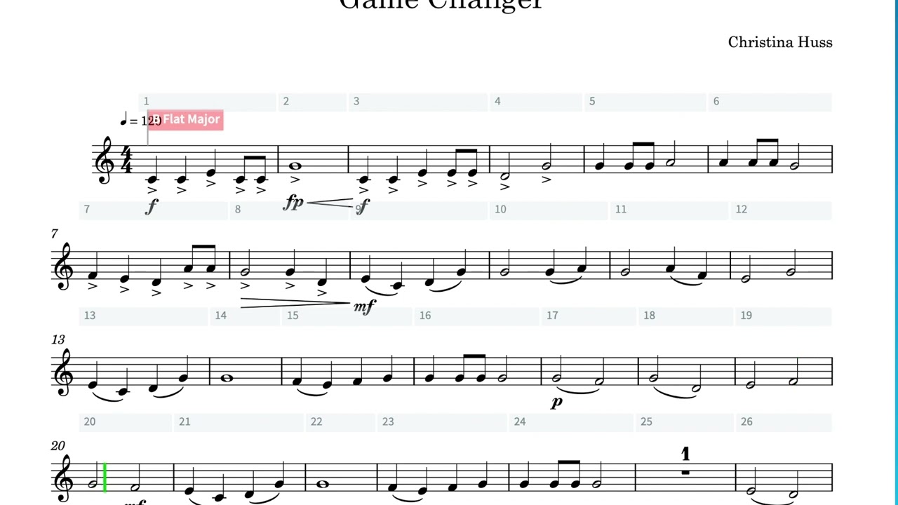 (Clarinet) Game Changer Play-Along
