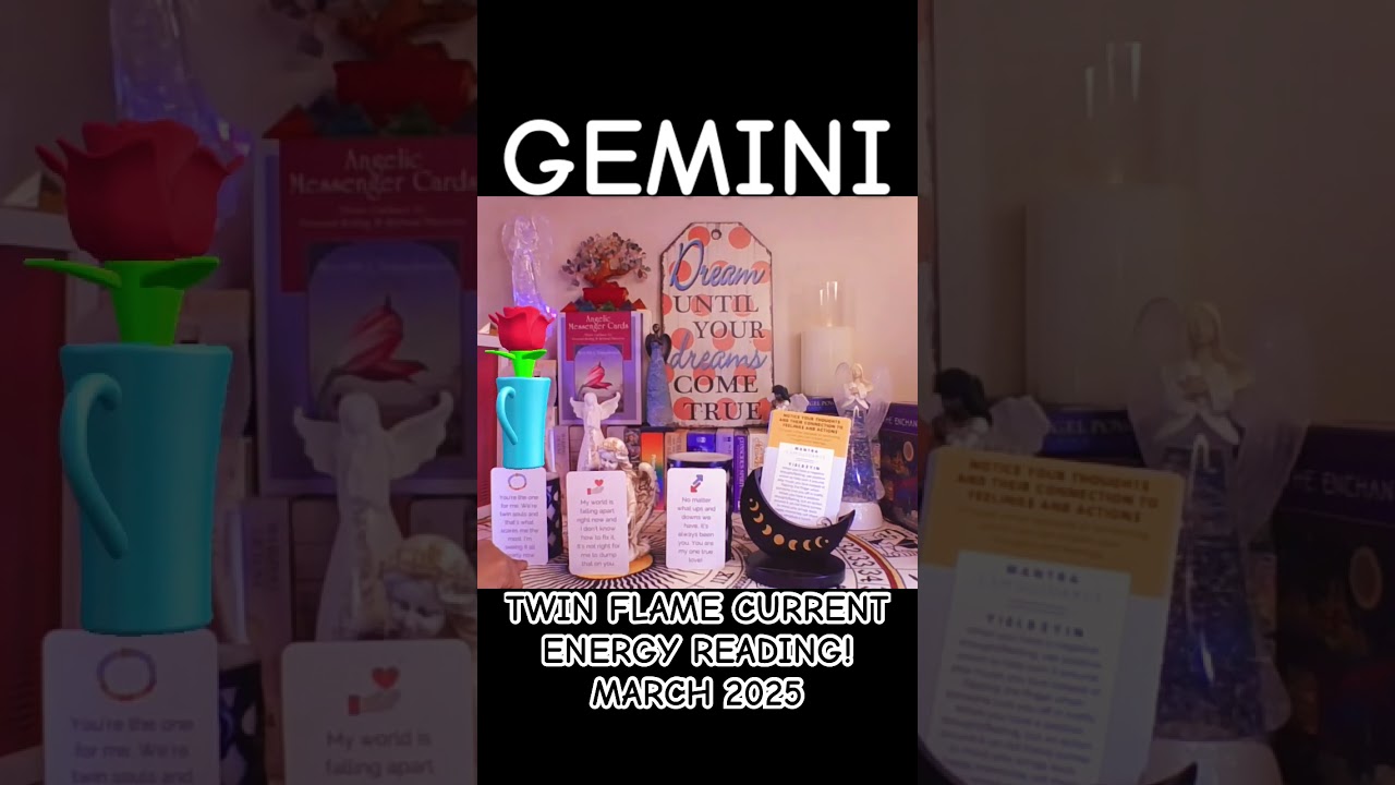 GEMINI - TWIN FLAME CURRENT ENERGY READING! MARCH 2025 #gemini #love #twinflame #soulmate #march #fy