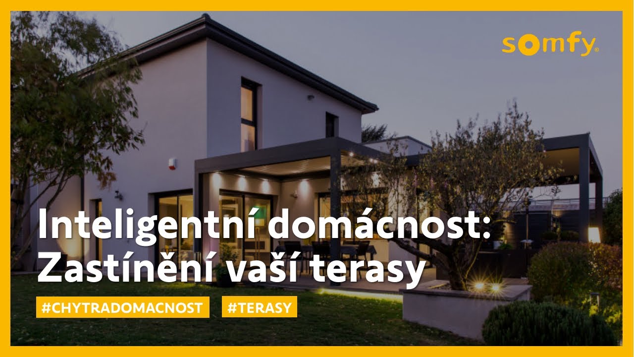Zastínění vaší terasy – chytré pergoly a markýzy | Somfy