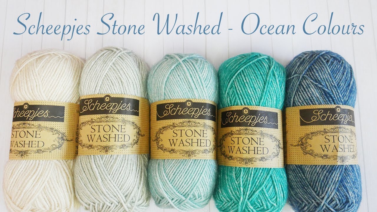 Yarn Colour Combinations: Scheepjes Stone Washed - Ocean
