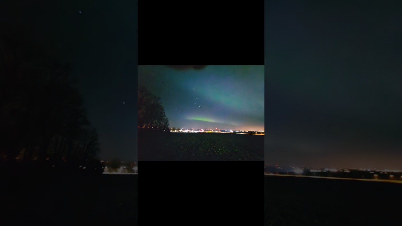 Northern Lights​#СеверноеСияние #Sk&aring;ne #Швеция  #ОхотаЗаСиянием  #ЖизньВШвеции #Scania