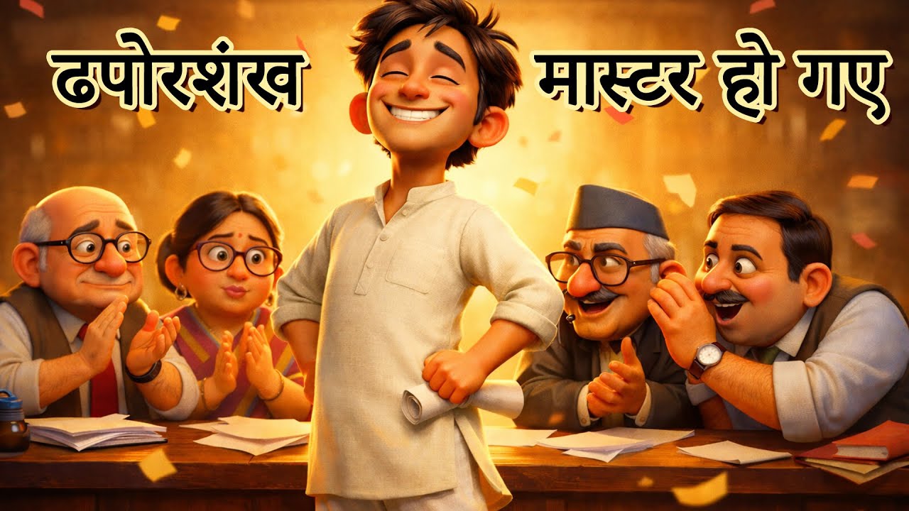 Dhaporshankh Master Ho Gaye | ढपोरशंख मास्टर हो गए कहानी | Sahitya Bhandaar | Hindi Kahani
