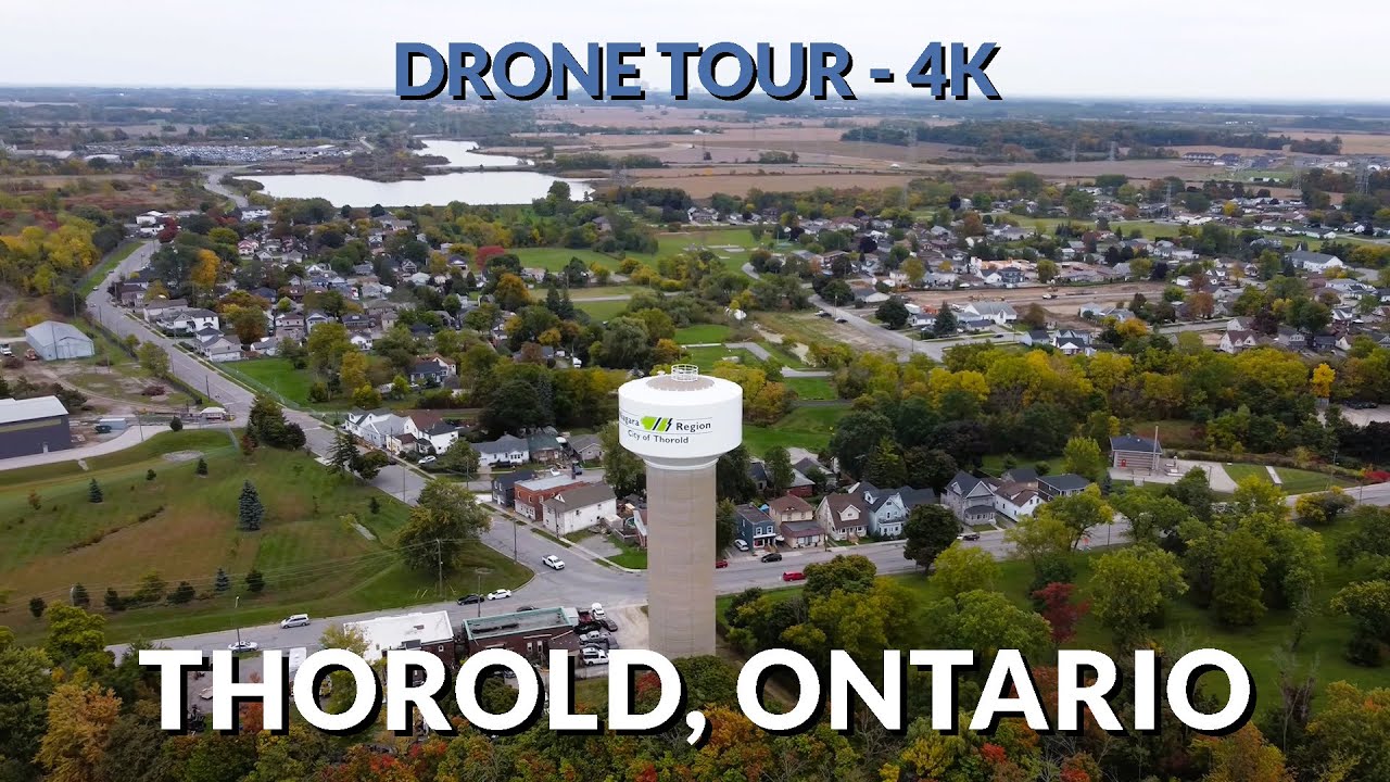 🏞️ Thorold Treasures: A Scenic 4K Drone Exploration in Ontario 🍁