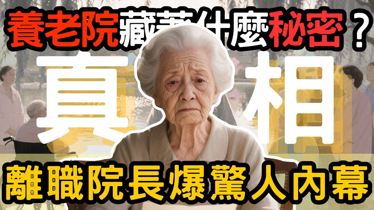 為何有的老人在養老院活不久？家有老人必看，每個家庭都該聽，聽完心疼！【老佛爺說】#內幕 #晚年 #養老院