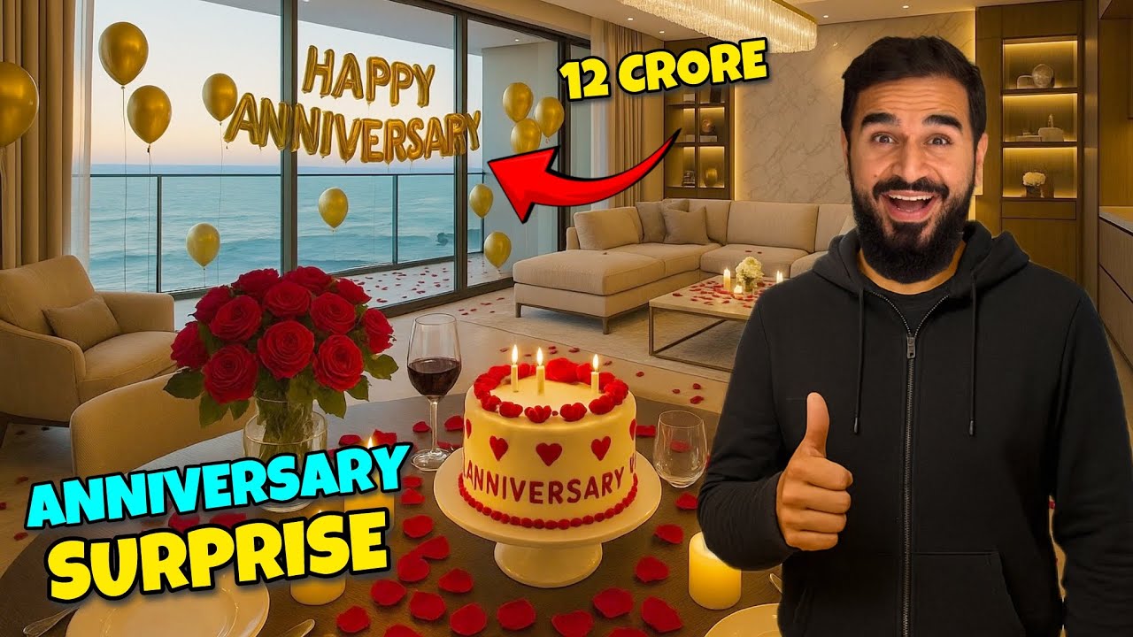 VIP wedding anniversary surprise for my wife 😍