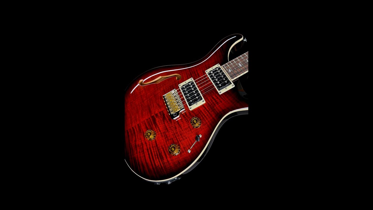 PRS SE Semi Hollow Custom 24 Piezo demo