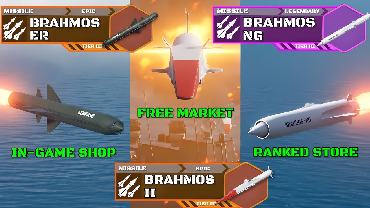 Tier 3 BrahMos Missile Family Full Comparison ER, NG And II !