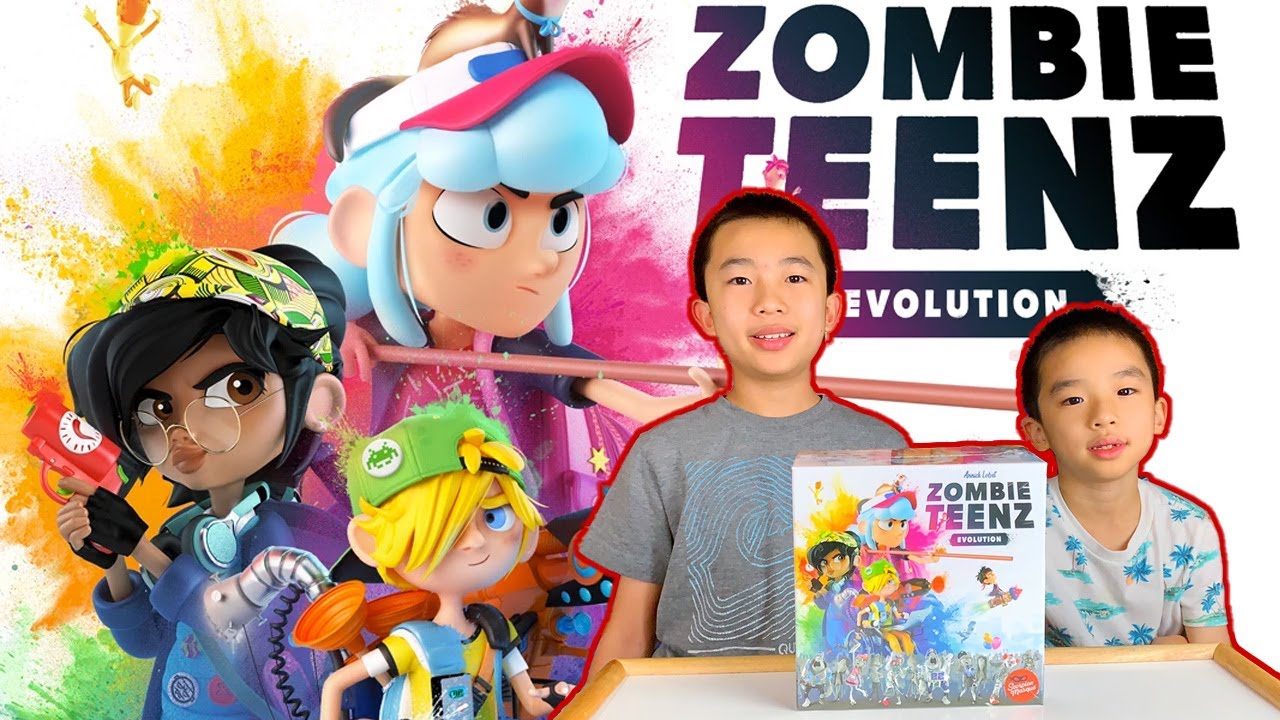 Zombie Teenz Evolution Unboxing and Review (Legacy Game for K̶i̶d̶z̶ Teenz)