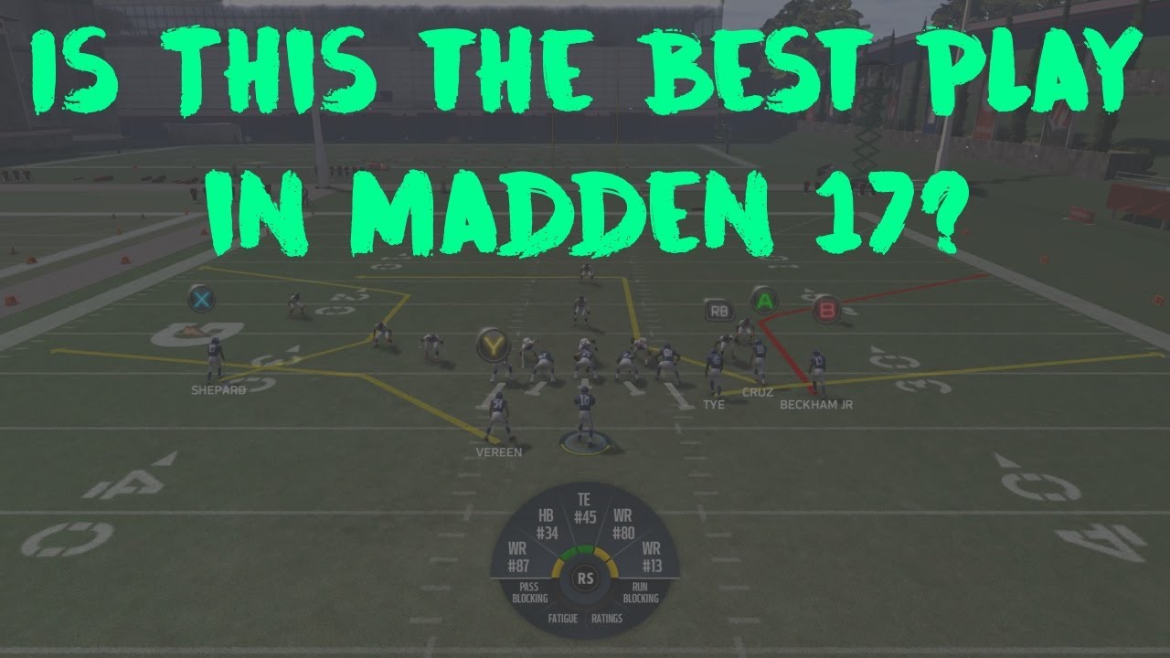 Madden 17 Tips | The Best Offensive Play In the Game? | What Do You Think?