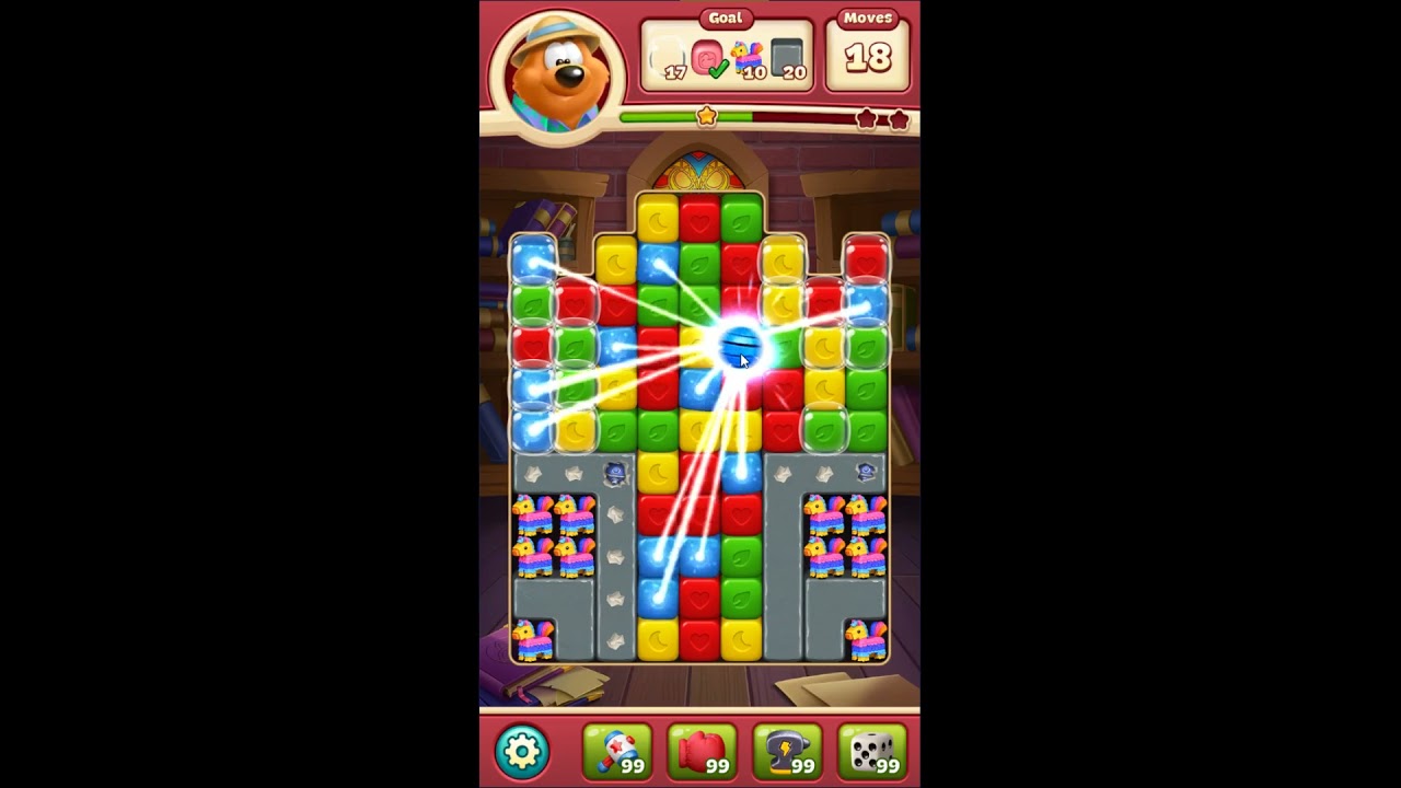 Toon Blast Level 5653 - NO BOOSTERS 🐻🐺🐱 | SKILLGAMING ✔️